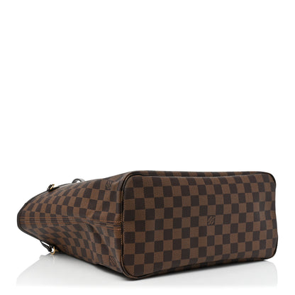 Louis Vuitton Damier Ebene Neo Neverfull MM Rose Ballerine 5 of 9