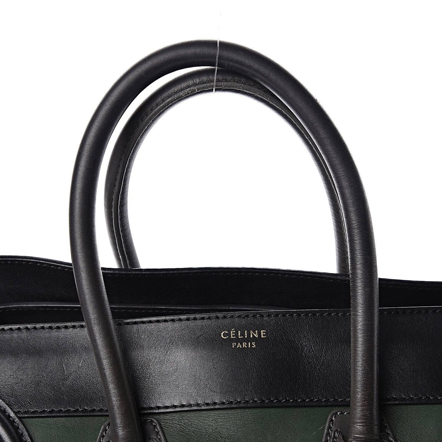 Celine Smooth Calfskin Mini Tri-Color Luggage Forest 12 of 16
