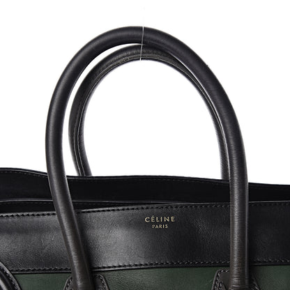 Celine Smooth Calfskin Mini Tri-Color Luggage Forest 12 of 16