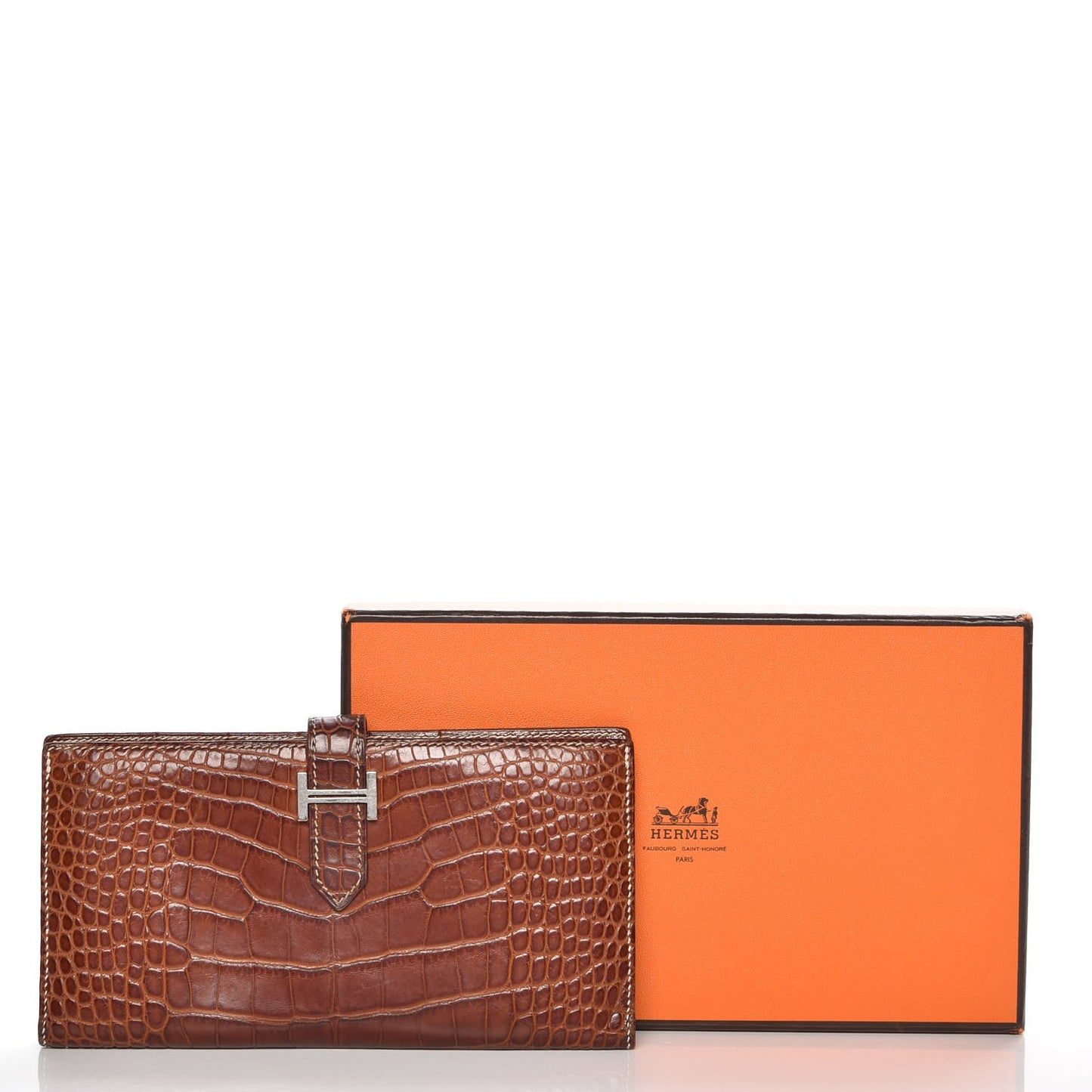 Matte Alligator Bearn Wallet Fauve