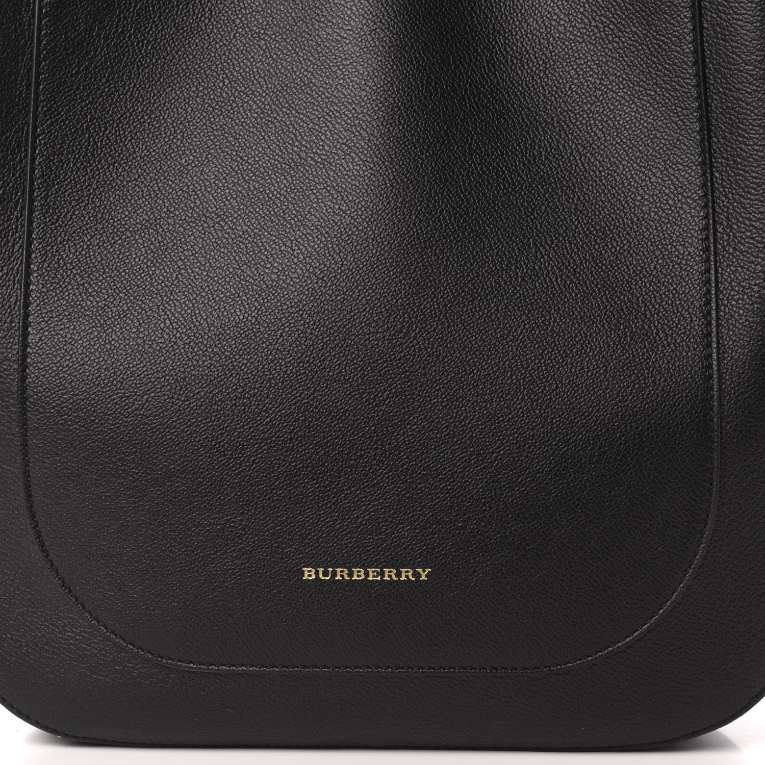 Burberry Grainy Calfskin Small Elmstone Hobo Black 10 of 10
