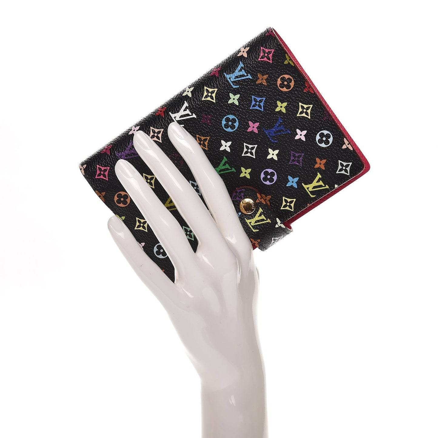 Monogram Multicolor Small Ring Agenda Cover Black Grenade