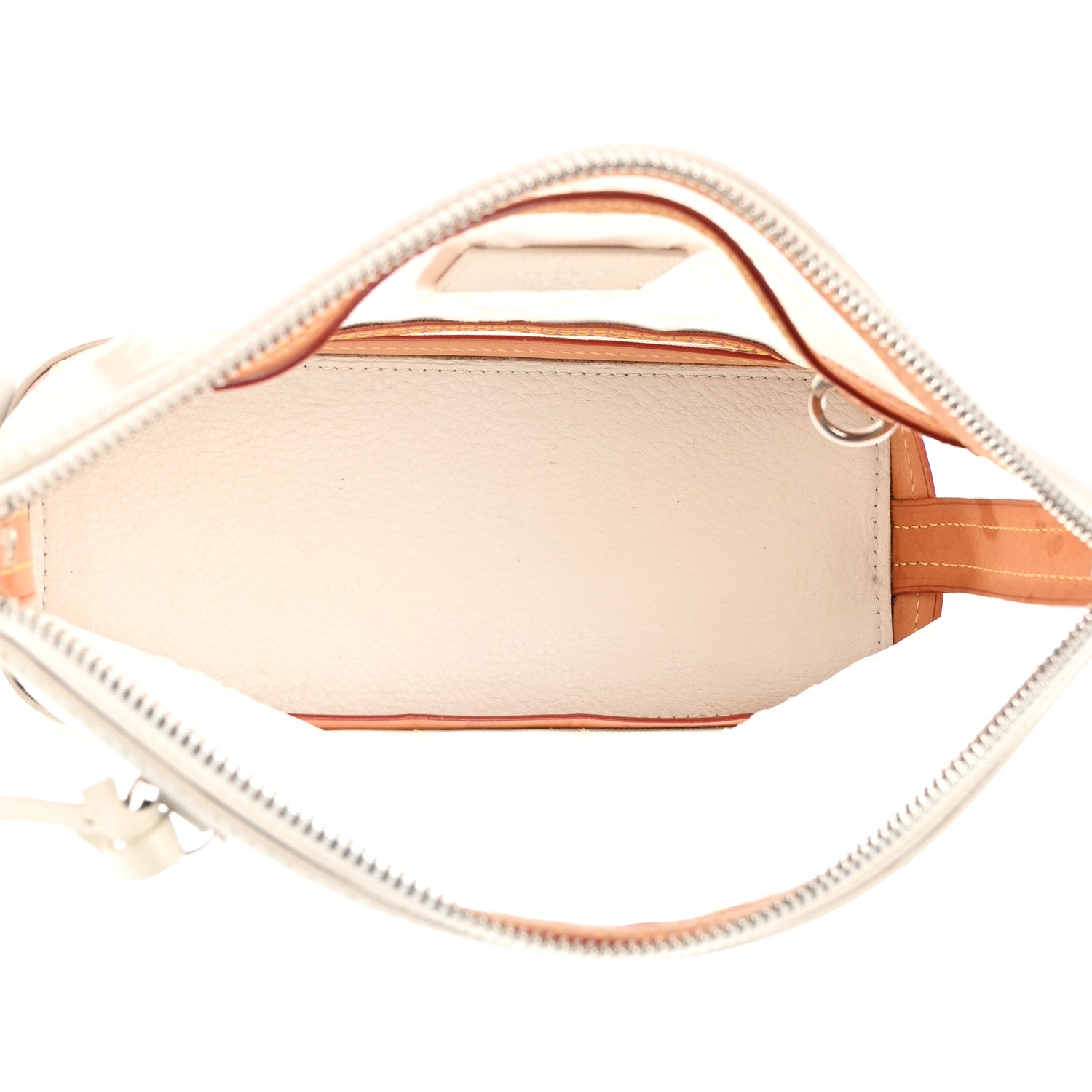 Louis Vuitton Monogram Transparence Transparent Lockit Clutch White 5 of 9