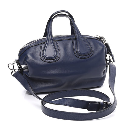 Givenchy Waxed Calfskin Micro Nightingale Navy 2 of 10