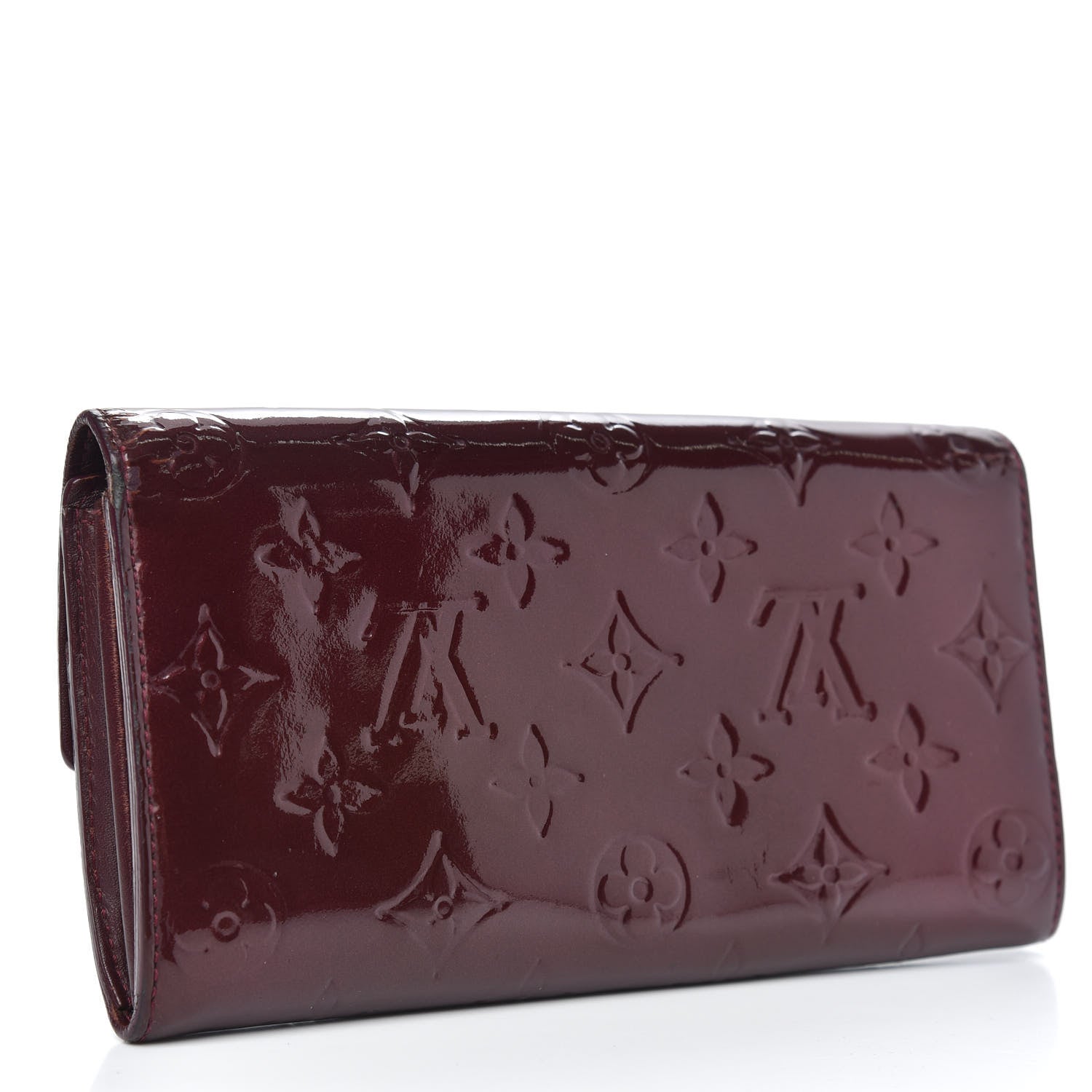 Louis Vuitton Vernis Sarah Wallet Rouge Fauviste 3 of 7
