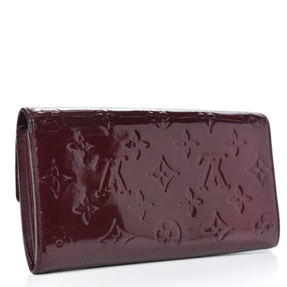 Louis Vuitton Vernis Sarah Wallet Rouge Fauviste 3 of 7