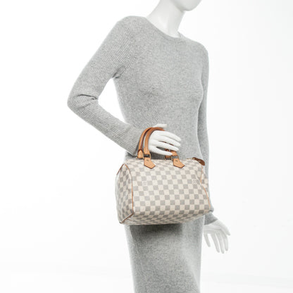 Louis Vuitton Damier Azur Speedy 25 2 of 7