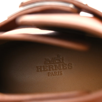 Hermes Heritage Calfskin Follow Ankle Boots 37.5 Naturel 9 of 14