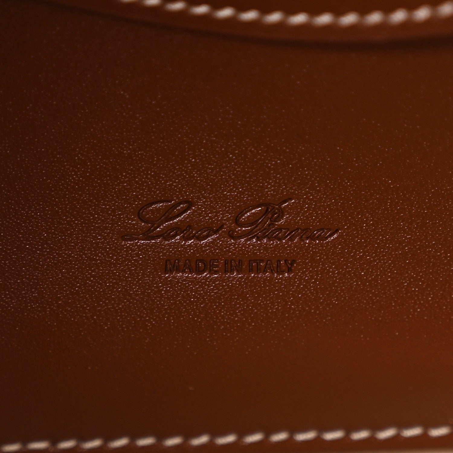 Loro Piana Saddle Calfskin Extra Bag L27 Bark Tree 6 of 9