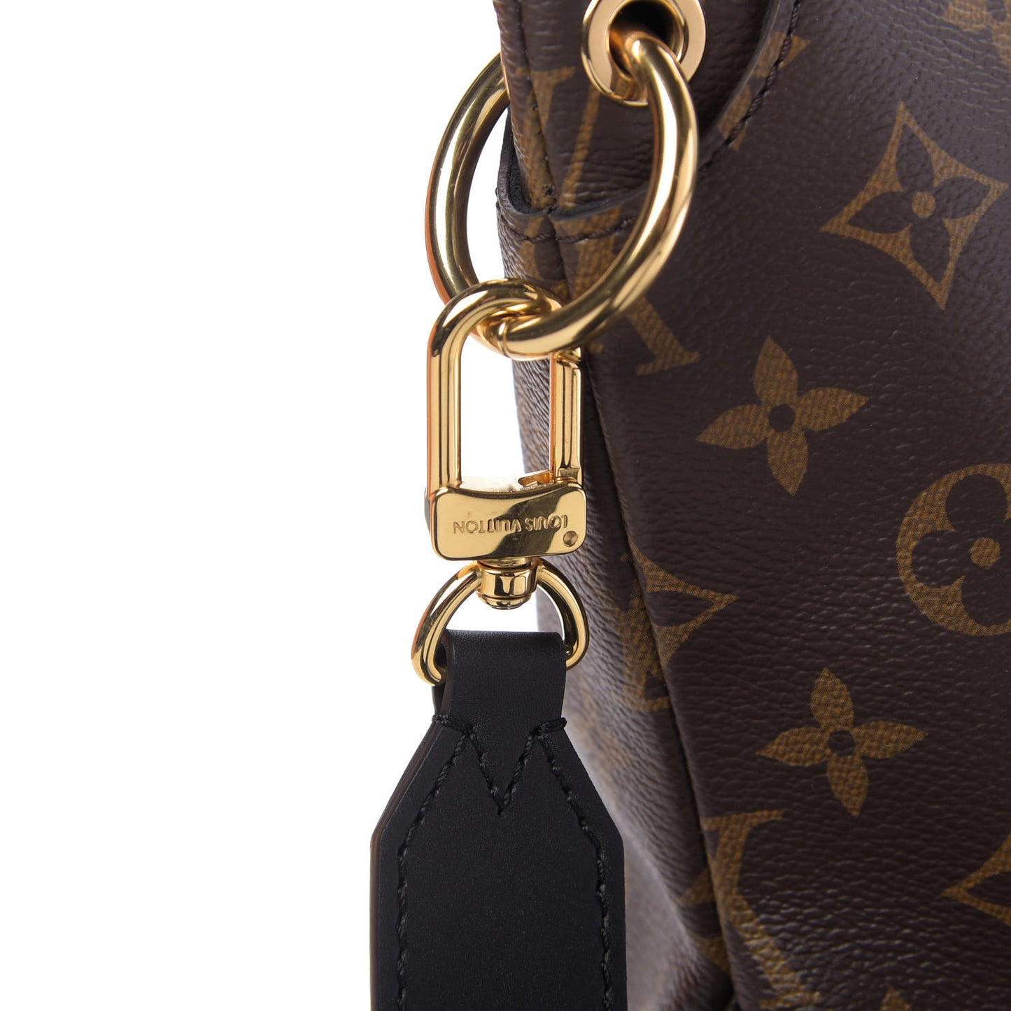 Monogram Flower Zipped Tote PM Black