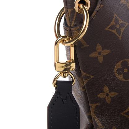 Louis Vuitton Monogram Flower Zipped Tote PM Black 11 of 13