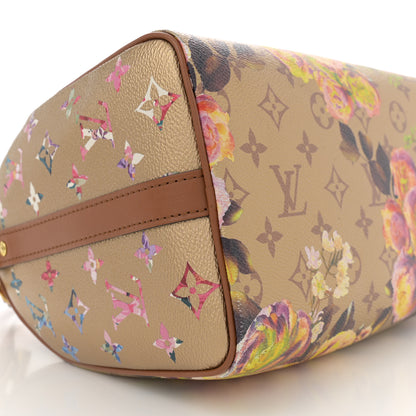 Louis Vuitton Metallic Monogram LV Garden Speedy Bandouliere 25 Gold 8 of 10