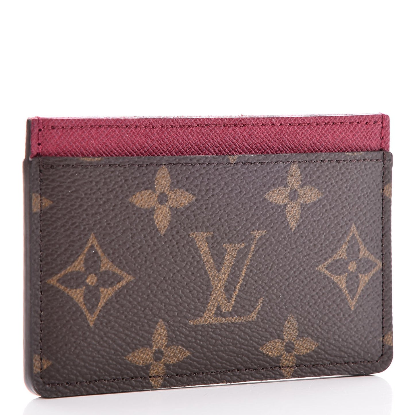Monogram Card Holder Fuchsia