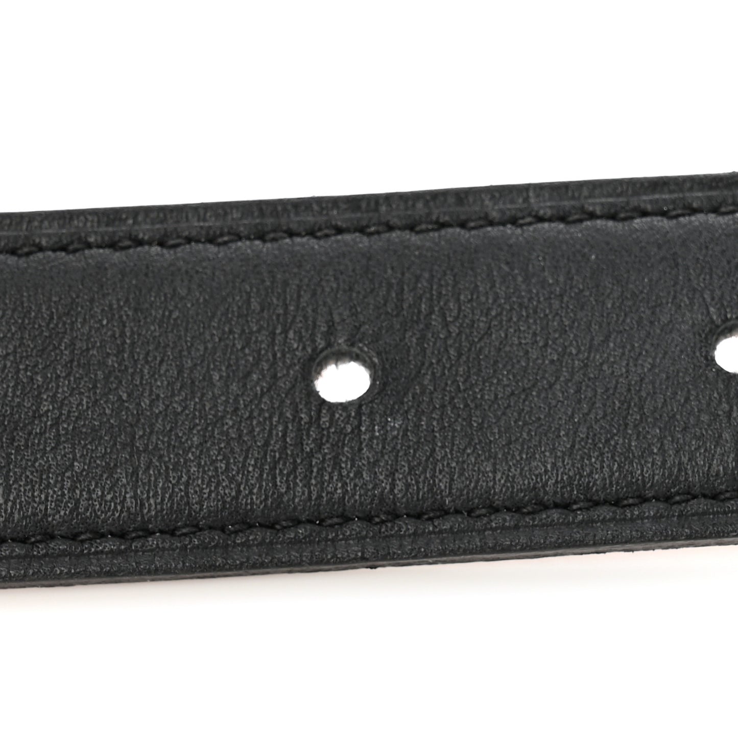 Swift Epsom 24mm H au Carre Twist Belt 90 36 Black Gold