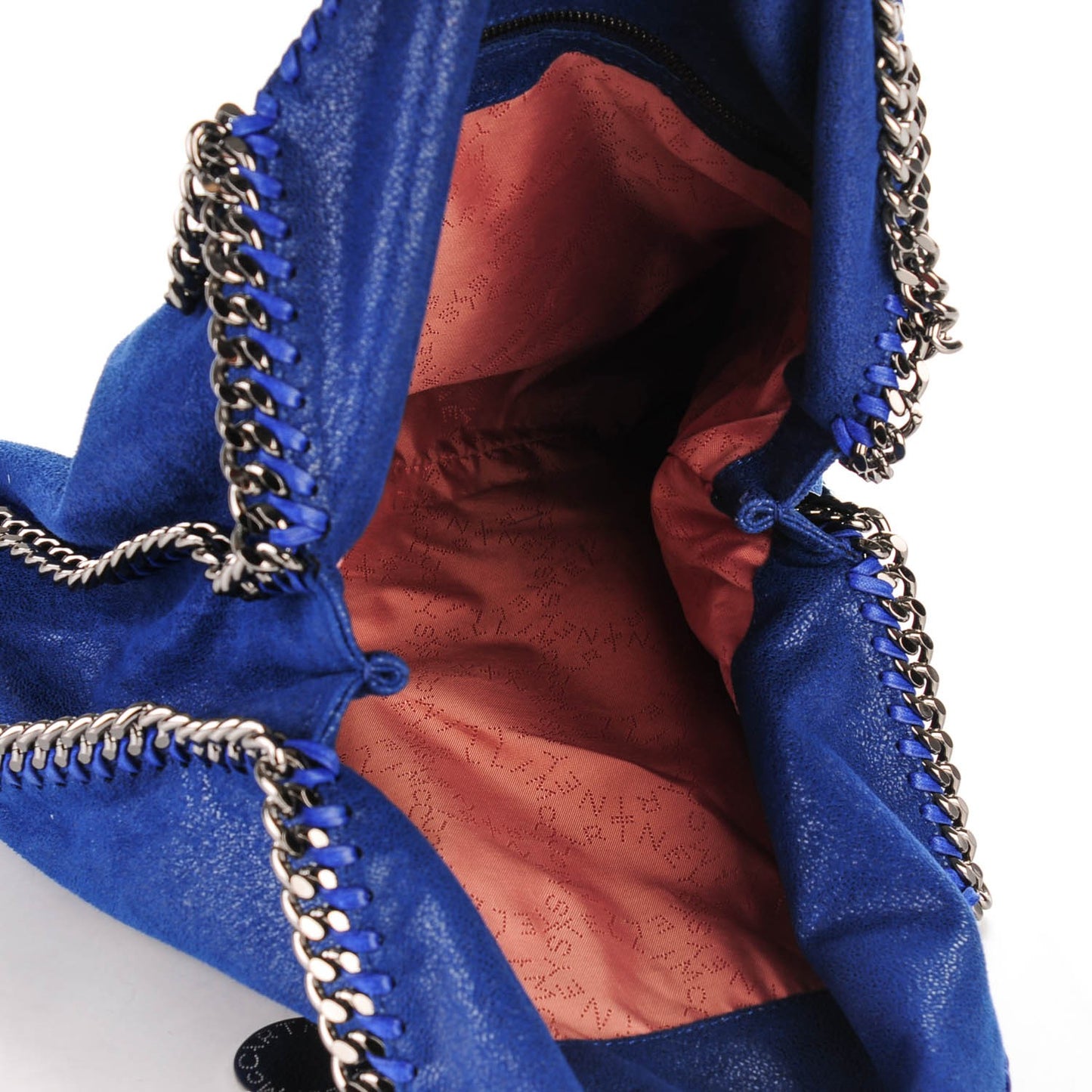 Shaggy Deer Small Falabella Tote Beau Blue