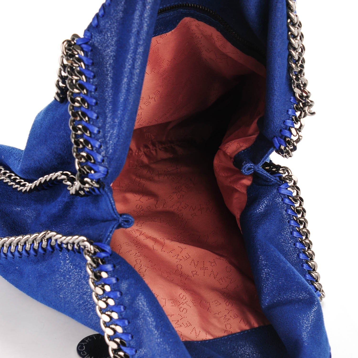 Stella McCartney Shaggy Deer Small Falabella Tote Beau Blue 5 of 9