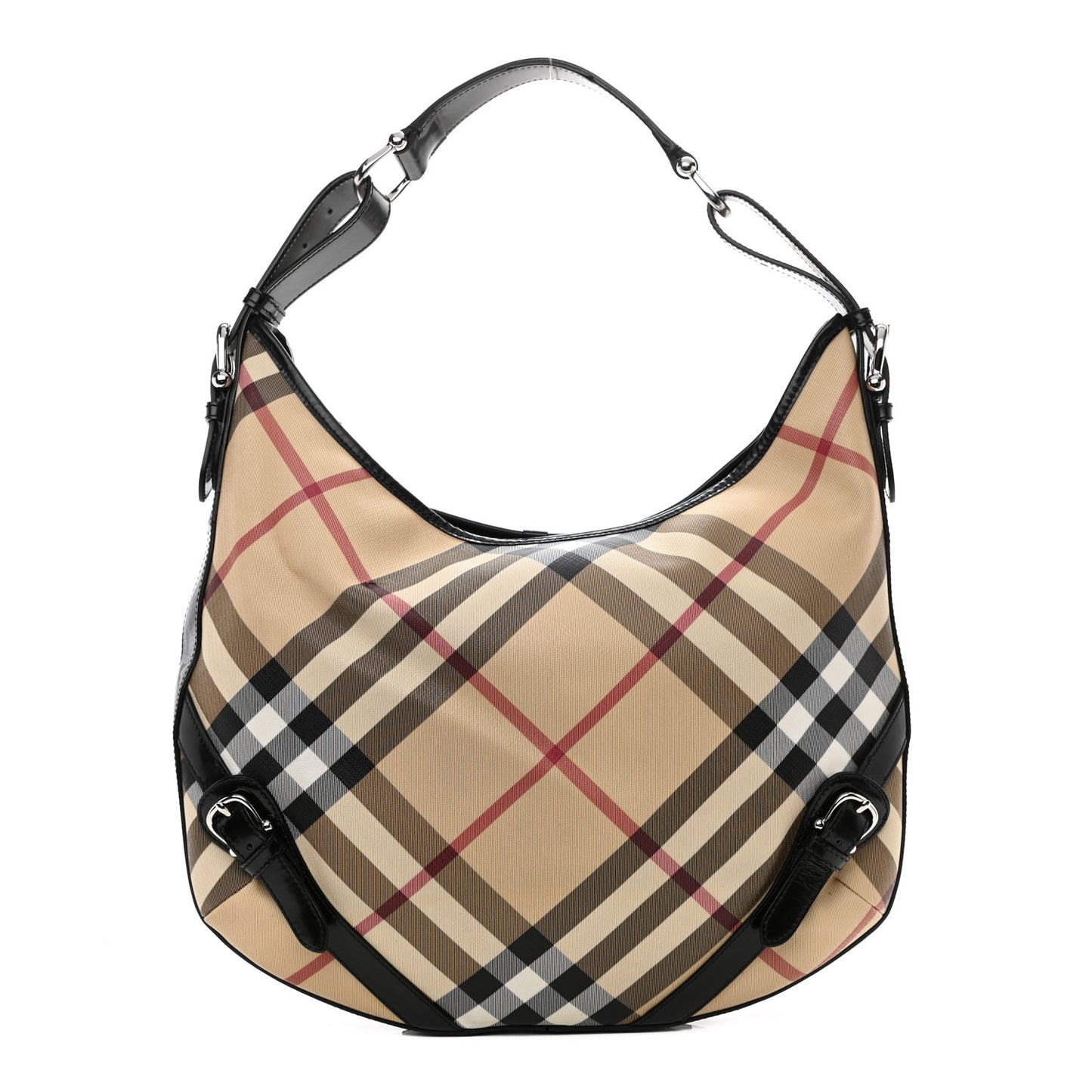 Supernova Check Large Larkin Hobo Black