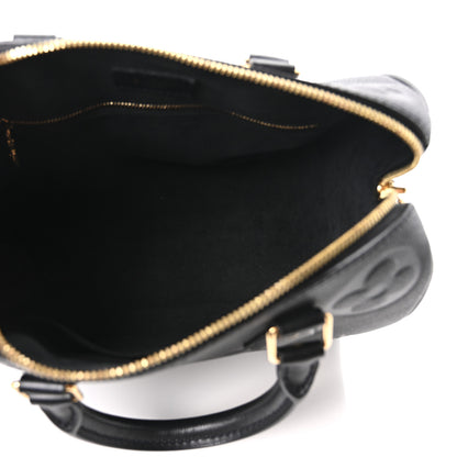 Louis Vuitton Empreinte Monogram Giant Speedy Bandouliere 25 Black 5 of 9