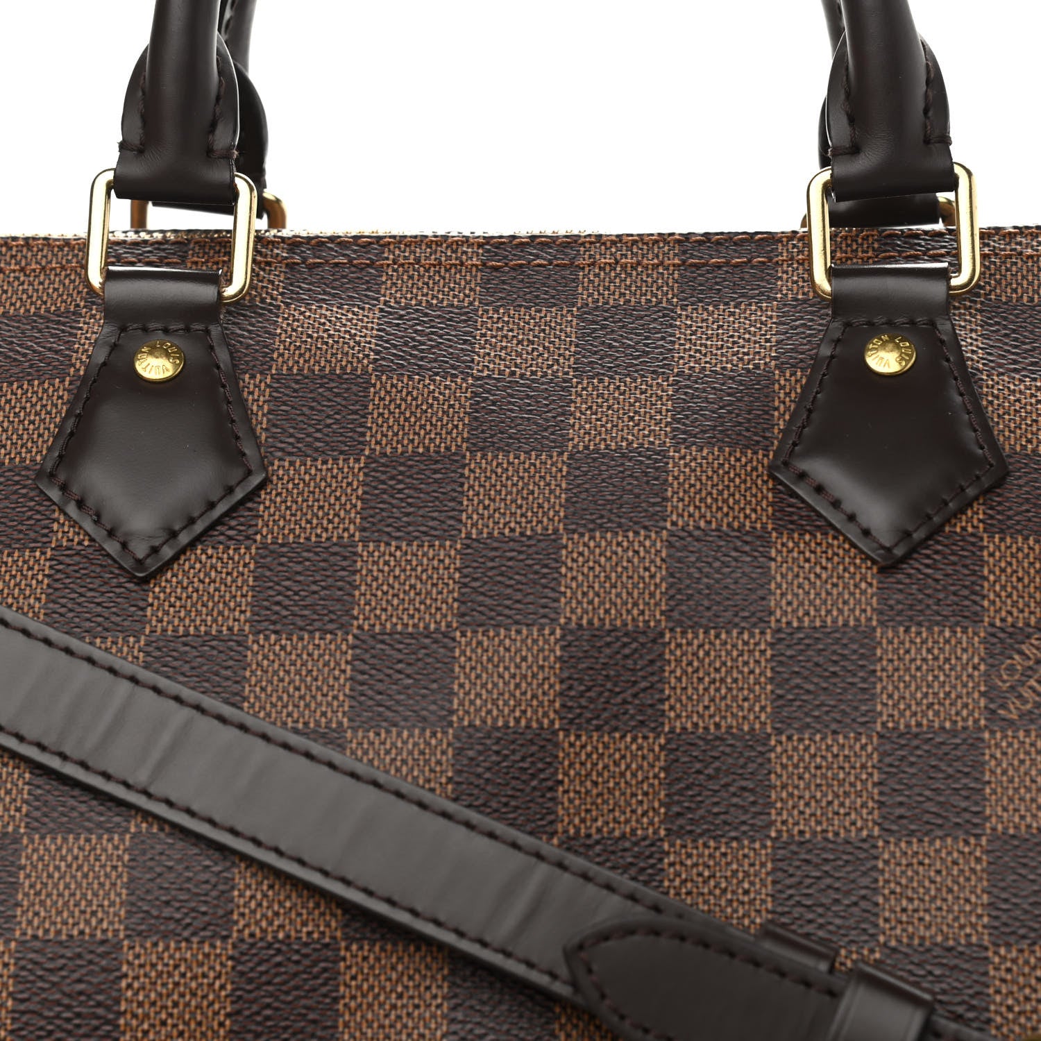 Louis Vuitton Damier Ebene Speedy Bandouliere 30 8 of 12