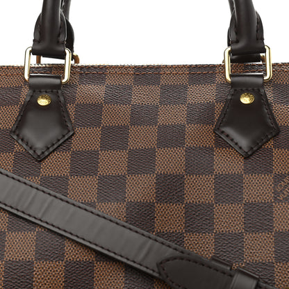 Louis Vuitton Damier Ebene Speedy Bandouliere 30 8 of 12