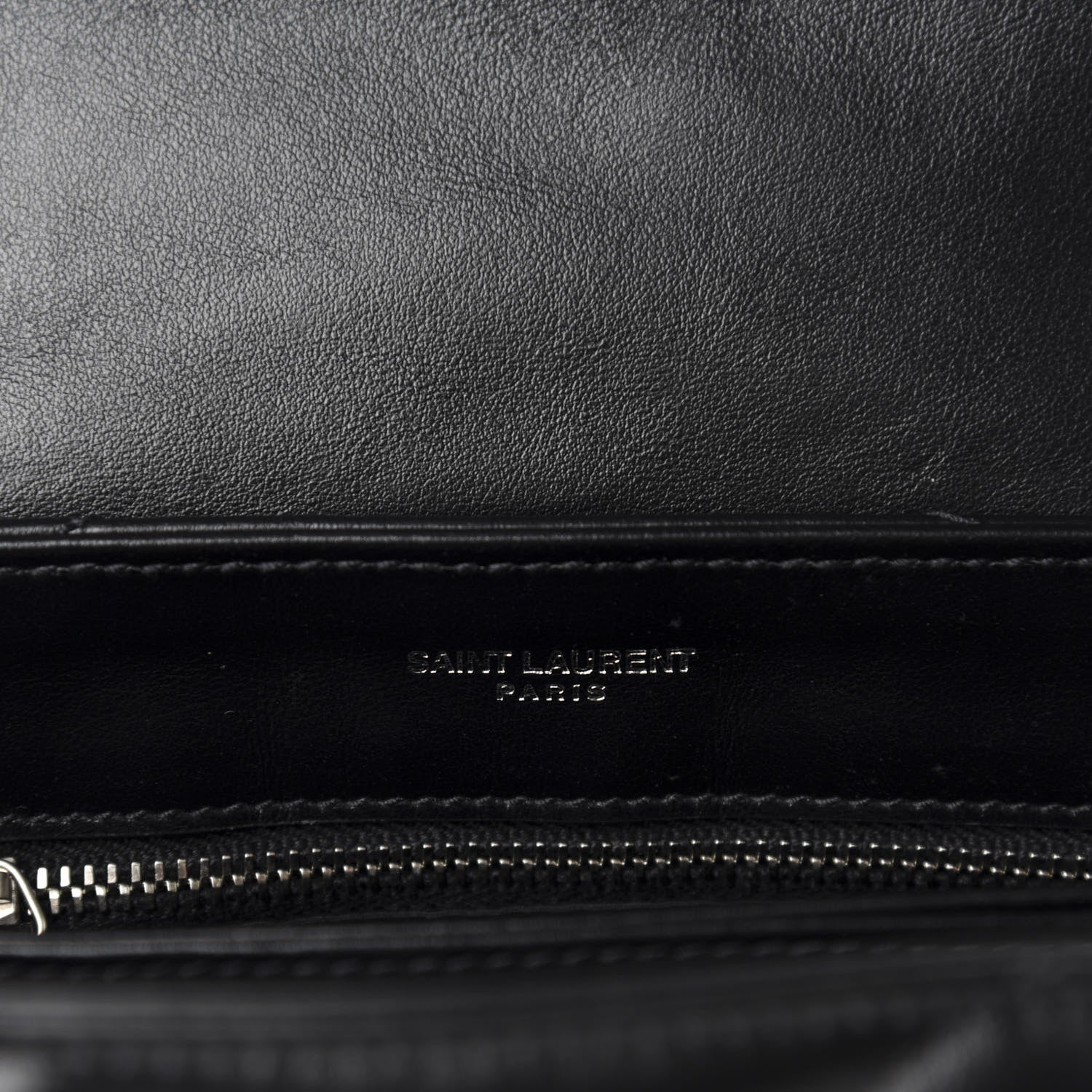 Saint Laurent Calfskin Y Quilted Monogram Toy Loulou Crossbody Bag Black 11 of 13