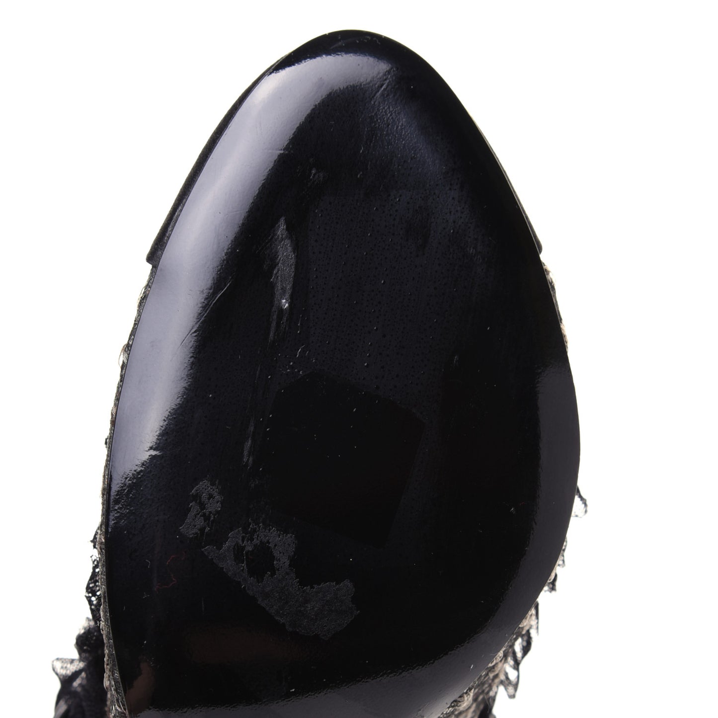 Mesh Satin CC Mary Jane Pumps 38 Black