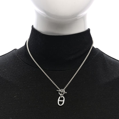 Hermes Sterling Silver Amulette Chaine d'Ancre Necklace 2 of 4
