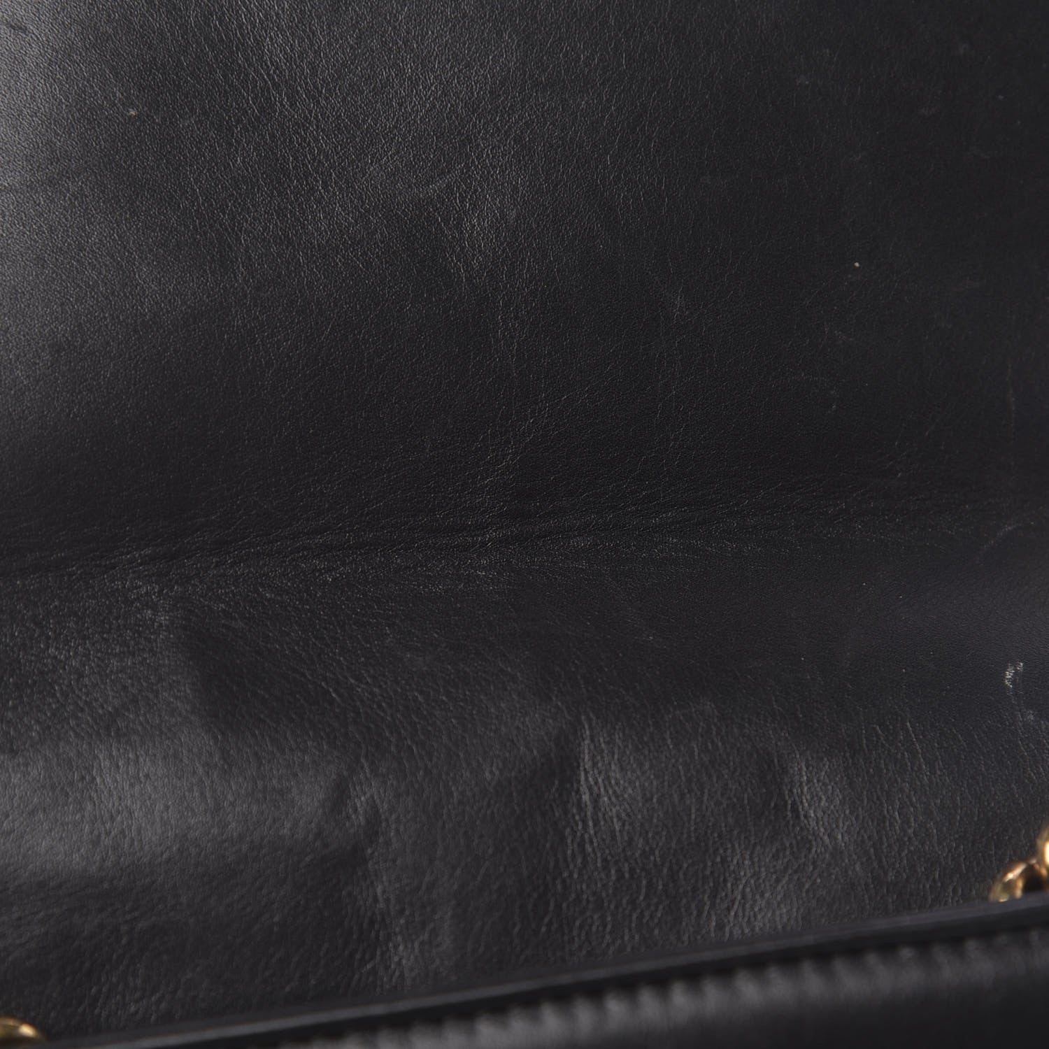 Gucci Calfskin Matelasse Small GG Marmont Shoulder Bag Black 9 of 18