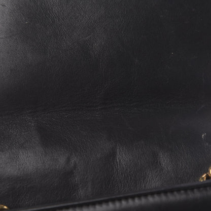 Gucci Calfskin Matelasse Small GG Marmont Shoulder Bag Black 9 of 18