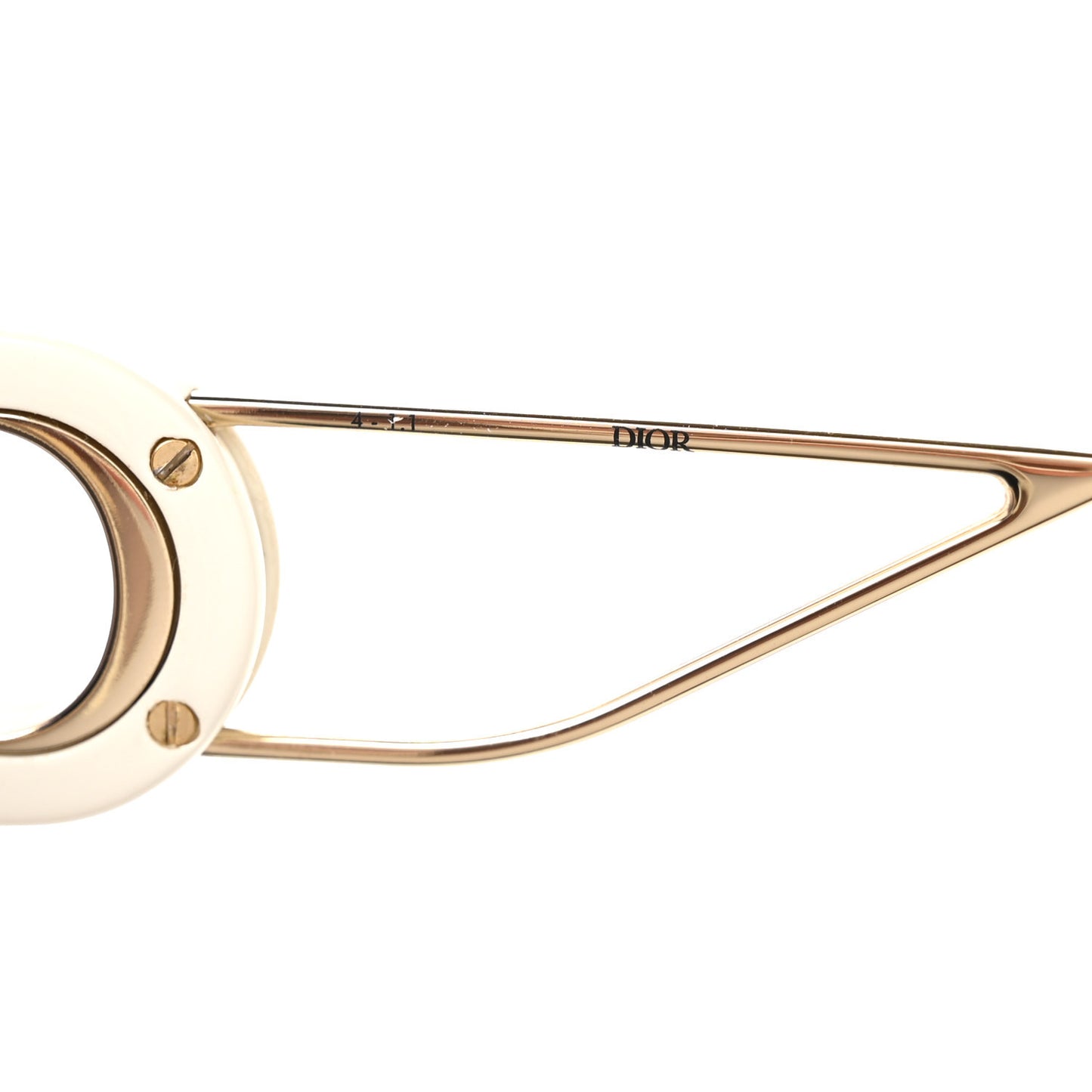 Square 30 Montaigne SU Sunglasses White