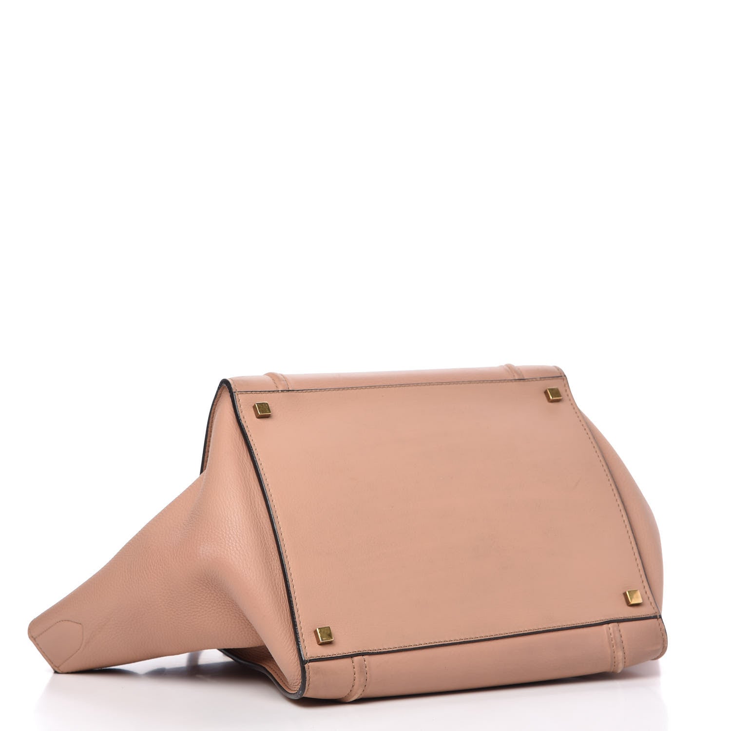 Celine Supple Calfskin Medium Phantom Luggage Flesh 4 of 9