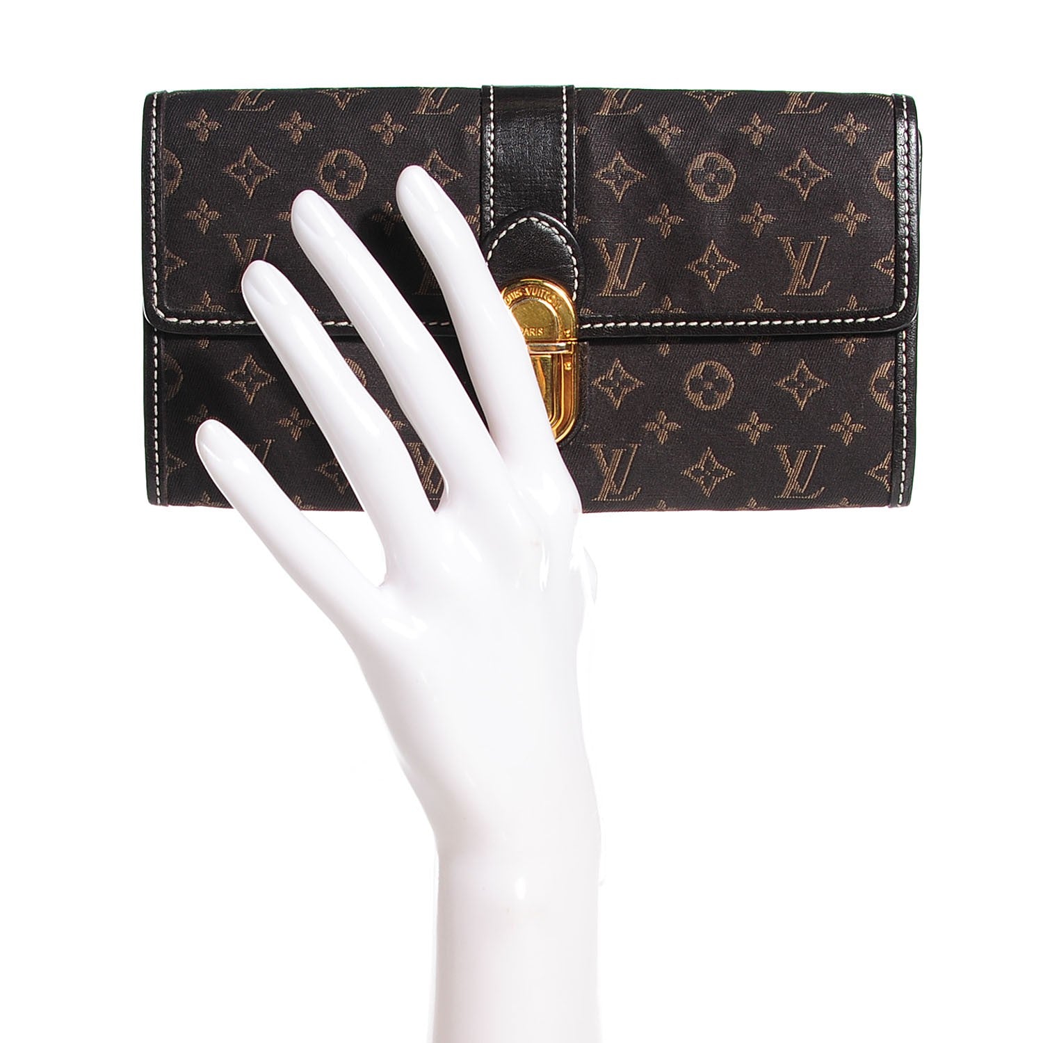 Louis Vuitton Monogram Idylle Sarah Wallet Fusain 2 of 7