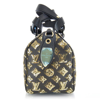 Louis Vuitton Monogram Sequins Eclipse Speedy 28 Gold 6 of 9