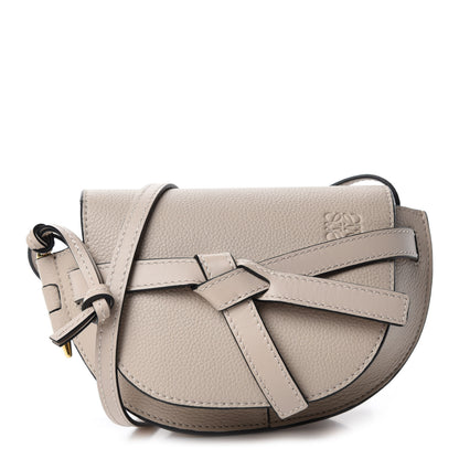 Loewe Grained Calfskin Mini Gate Crossbody Bag Light Oat 1 of 10