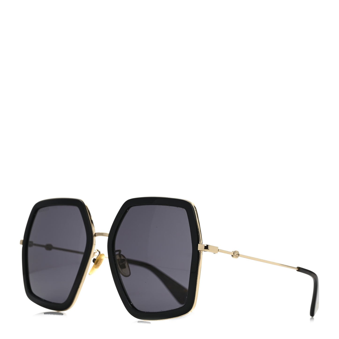 Acetate Oversize Square Frame GG0106S Sunglasses Black