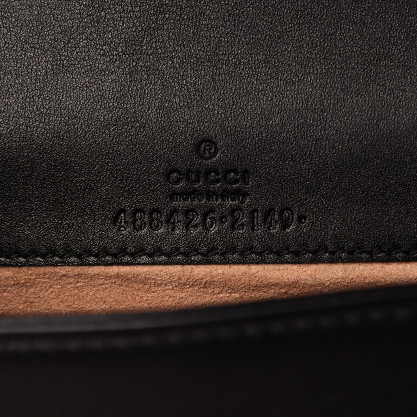 Calfskin Matelasse GG Marmont Mini Bag Black