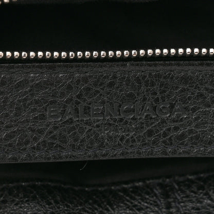 Balenciaga Agneau Classic Silver Hardware S Traveler Backpack Black 6 of 17