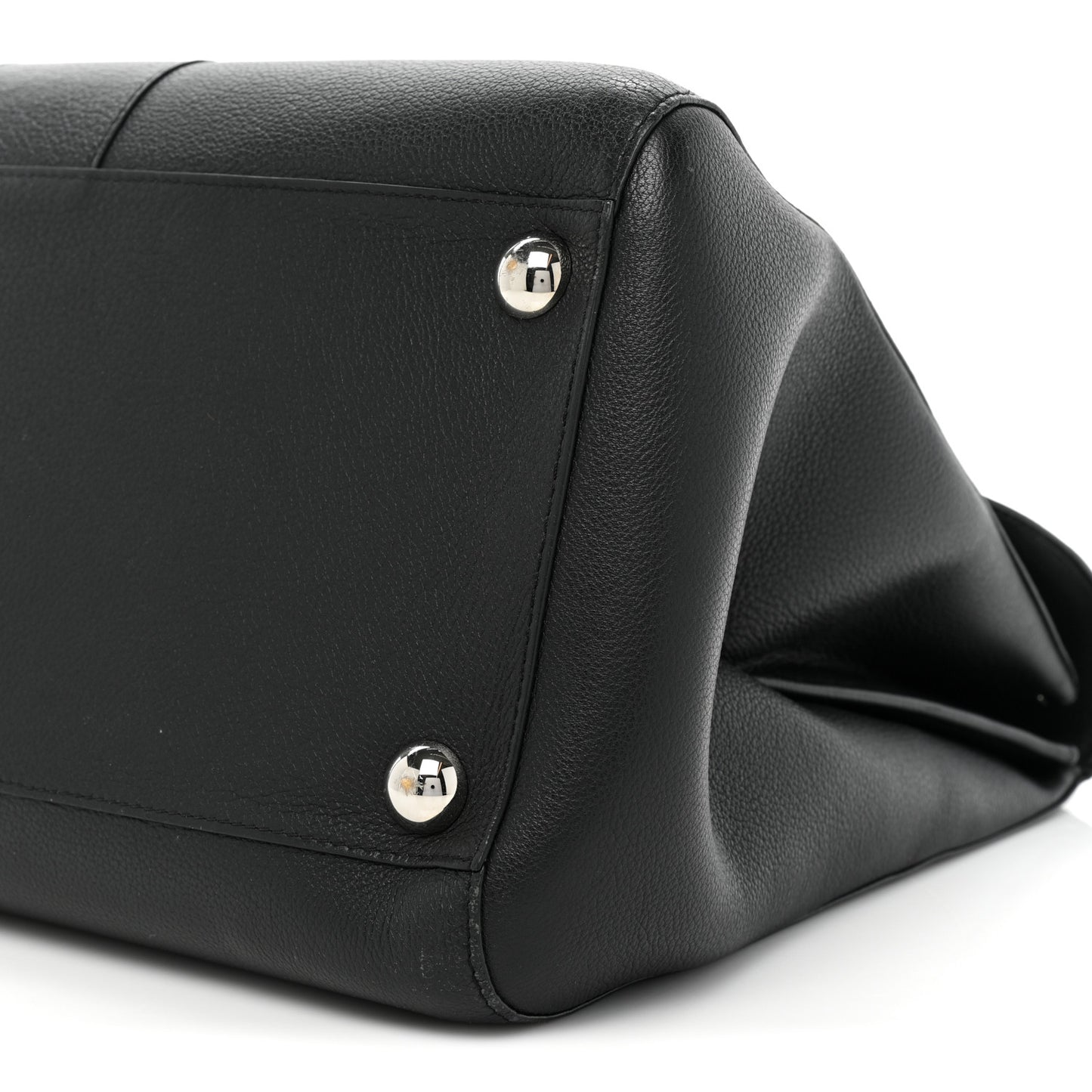 Grained Calfskin GM Brillant Satchel Black