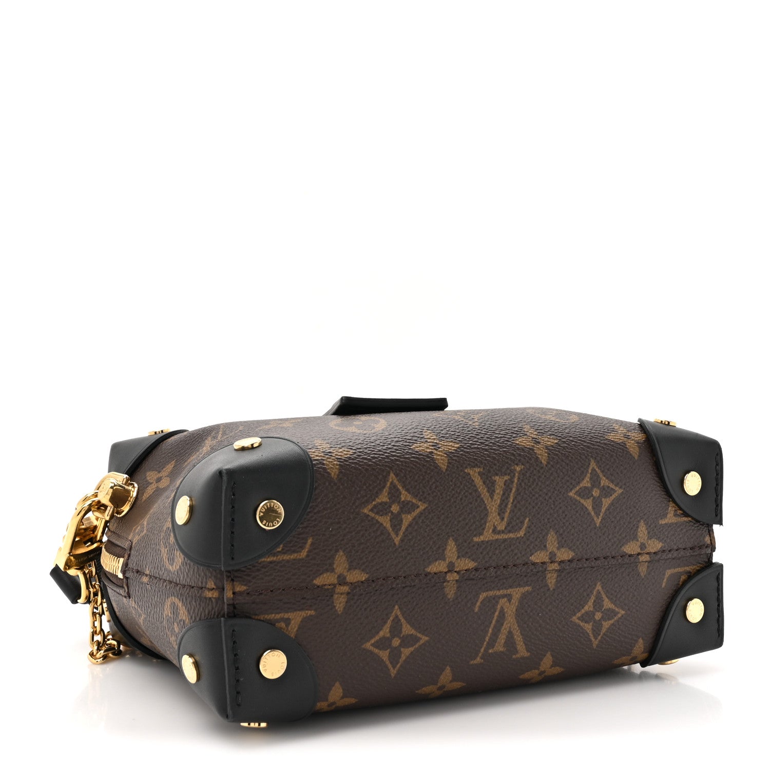 Louis Vuitton Monogram Petite Malle Souple Black 4 of 12