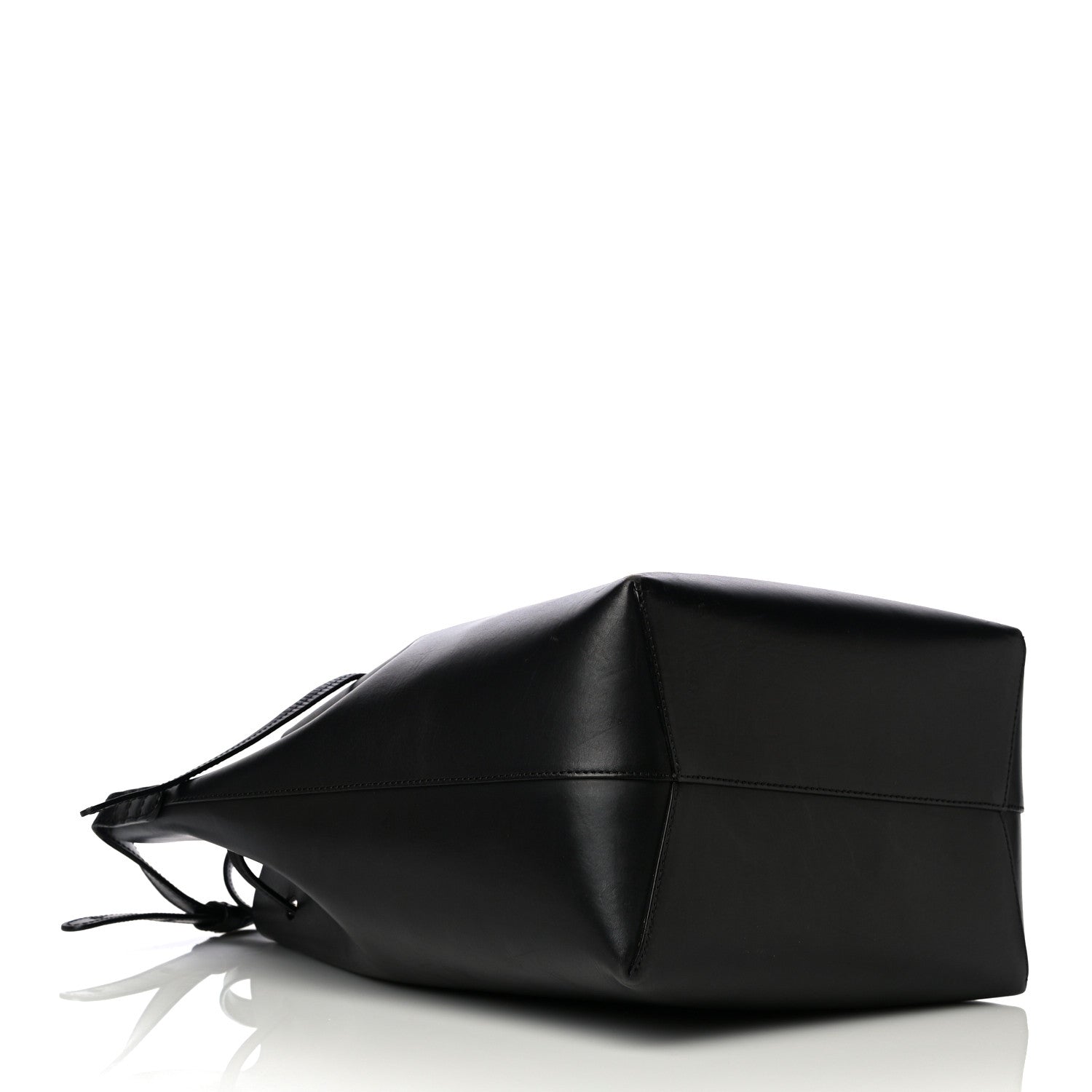 Mansur Gavriel Vegetable Tanned Calfskin Bucket Bag Black Ballerina 3 of 25