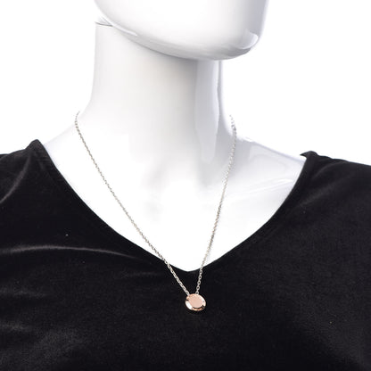 Damiani 18K White Pink Gold Diamond Blasoni Pendant Necklace 2 of 7