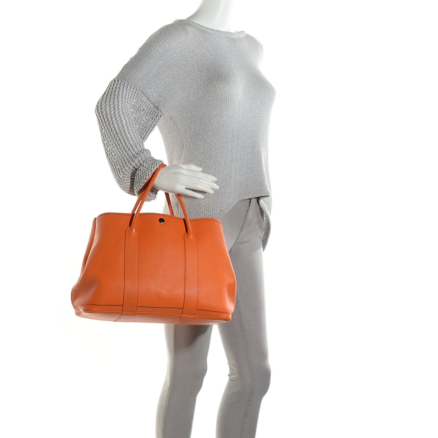Hermes Negonda Garden Party 36 MM Orange 2 of 14