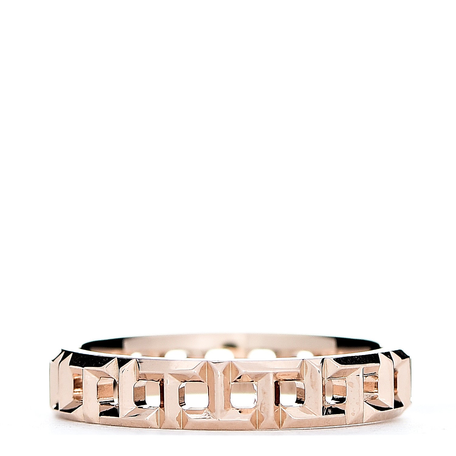 Tiffany 18K Rose Gold Narrow T True Ring 48 4.5 2 of 4