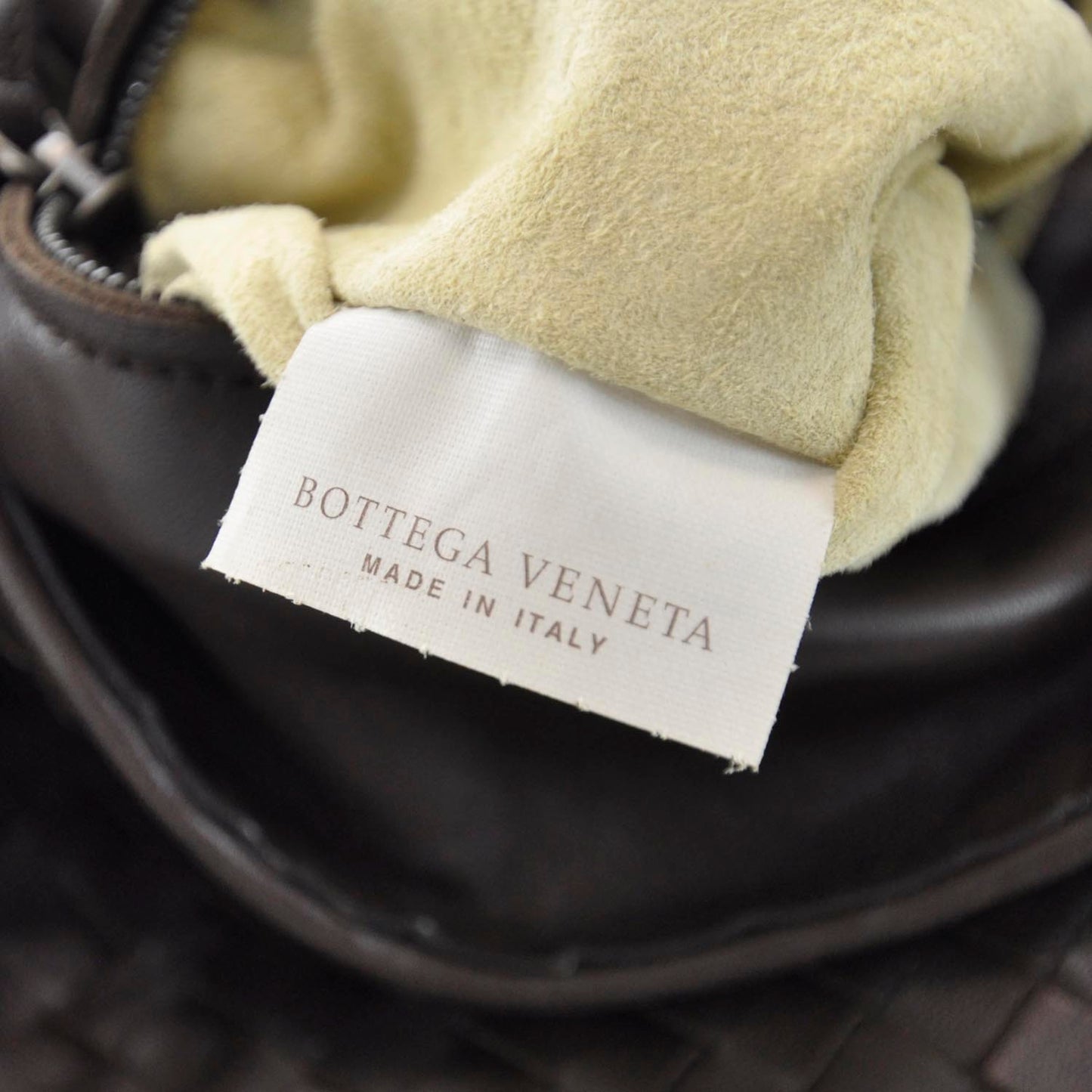Nappa Intrecciato Parachute Bag Ebano