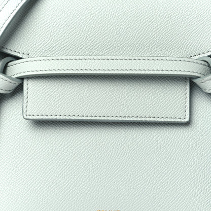 Celine Grained Calfskin Nano Belt Bag Soft Blue 7 of 9