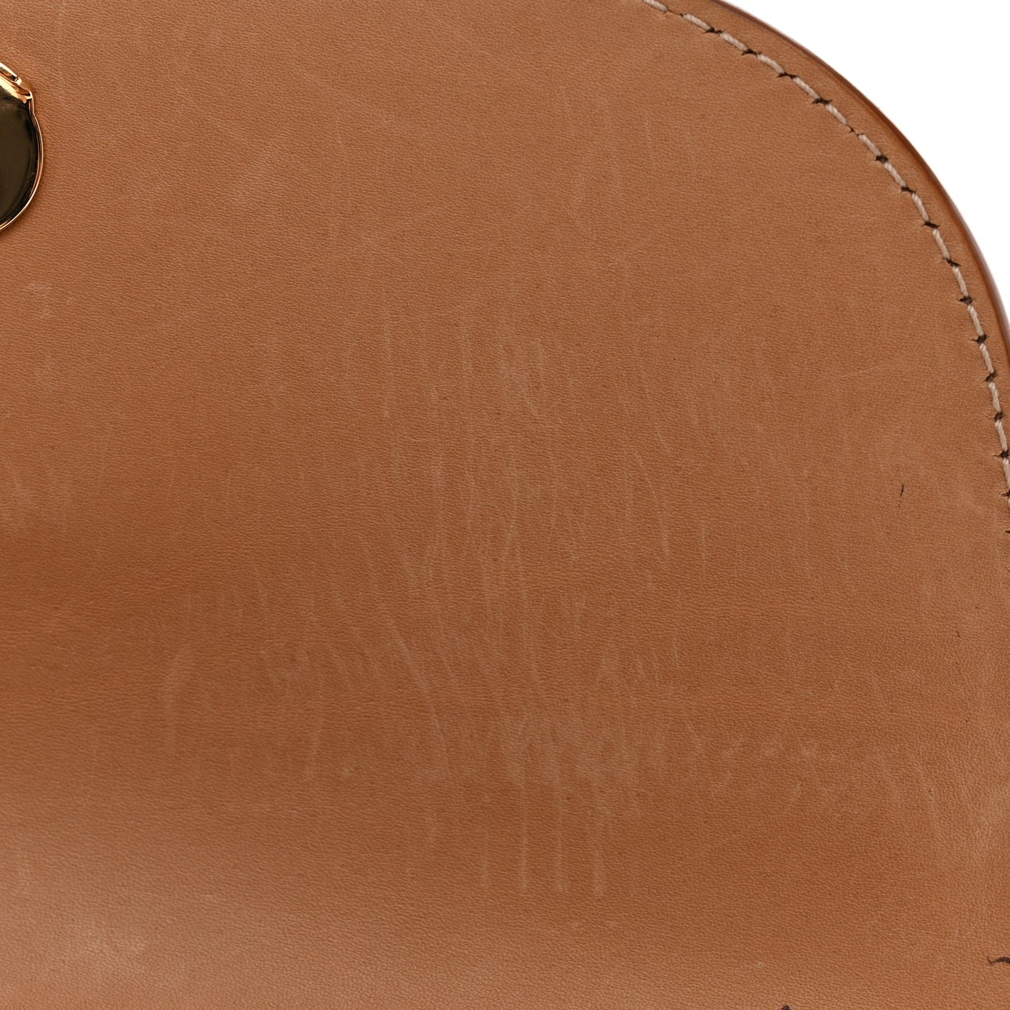 SAINT LAURENT Smooth Calfskin Cotton Canvas Small Kaia Satchel Natural Beige