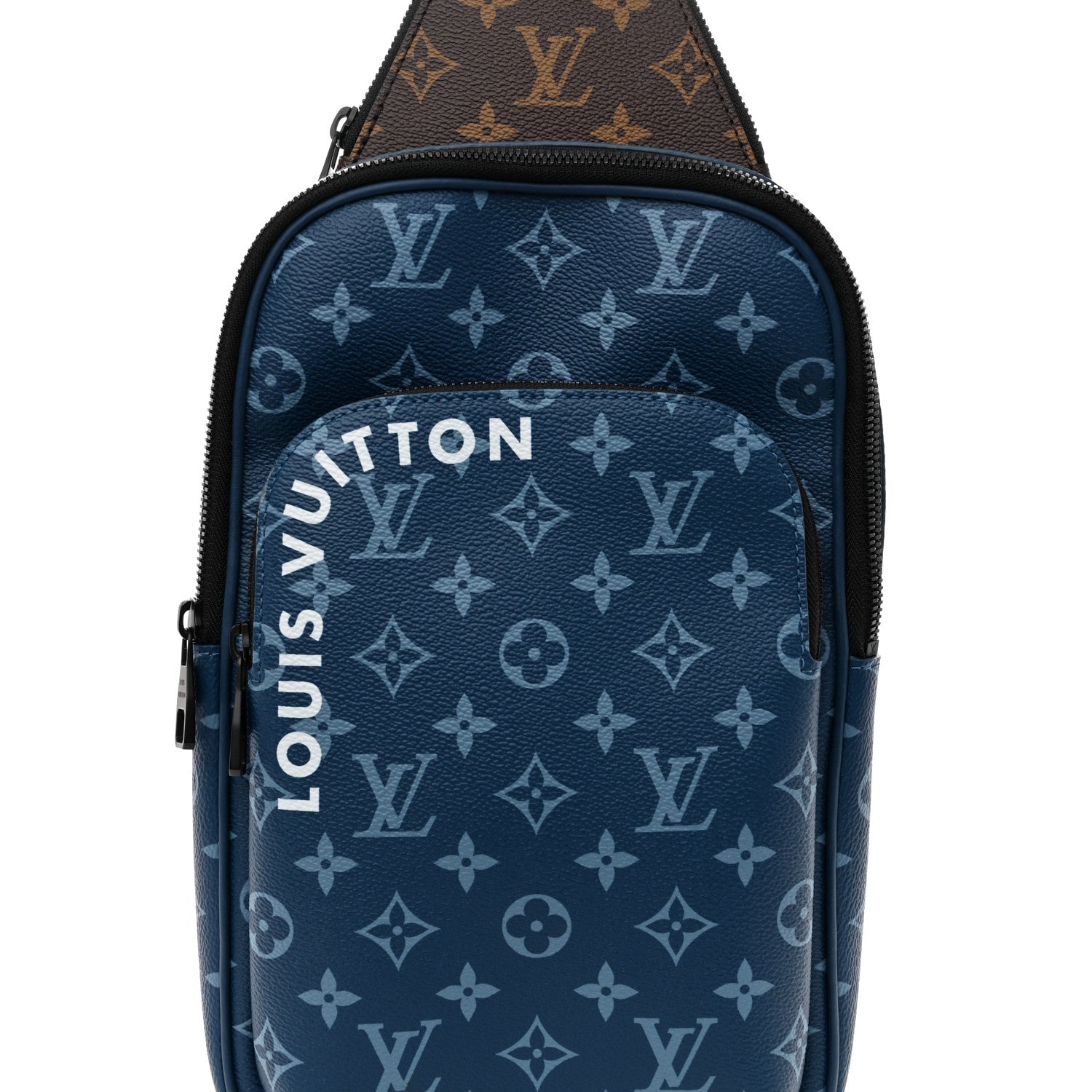 Louis Vuitton Monogram Avenue Sling Bag NM Atlantic Blue 7 of 10