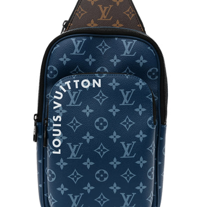 Louis Vuitton Monogram Avenue Sling Bag NM Atlantic Blue 7 of 10