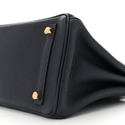Hermes Togo Birkin 25 Bleu Nuit 10 of 12