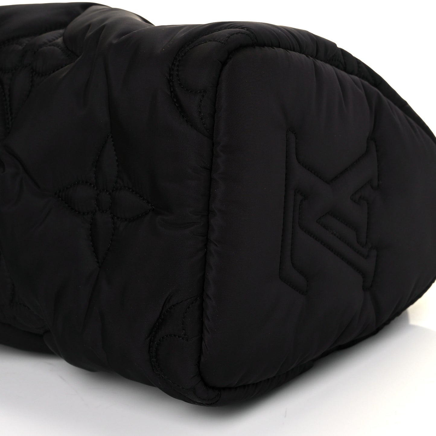 Econyl Mini Monogram Pillow Speedy Bandouliere 25 Black